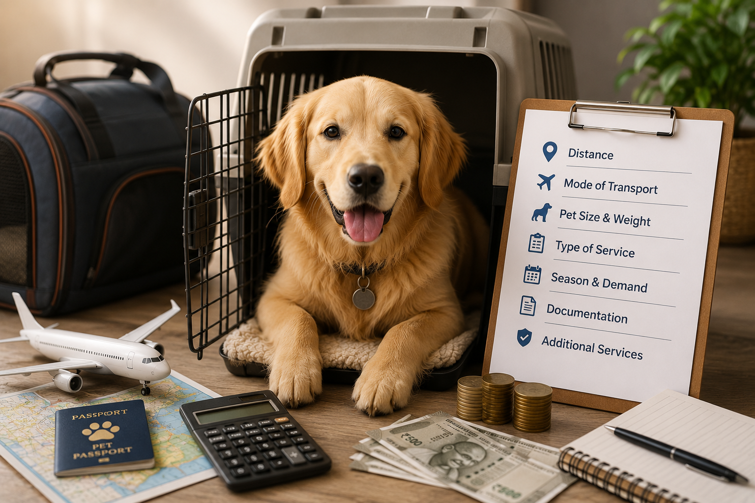 Factors Affecting Pet Relocation Costs in India
